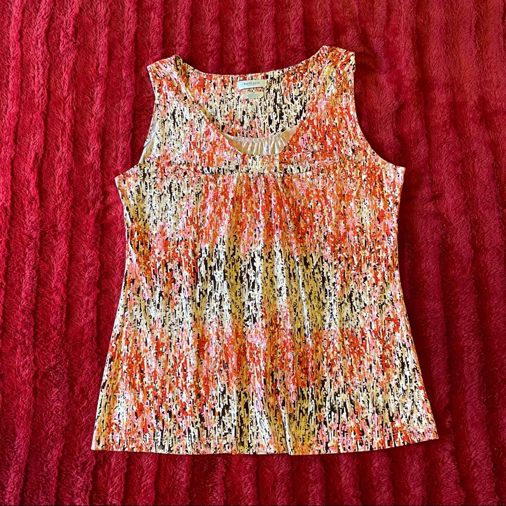 VAN HEUSEN Stretch Print Top